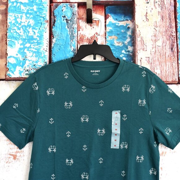 Men's Old Navy Crabbies Graphic T-Shirt Short Sleeve M, XL Crabbies NEW - Picture 2 of 7